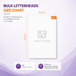 school bulk letterheads