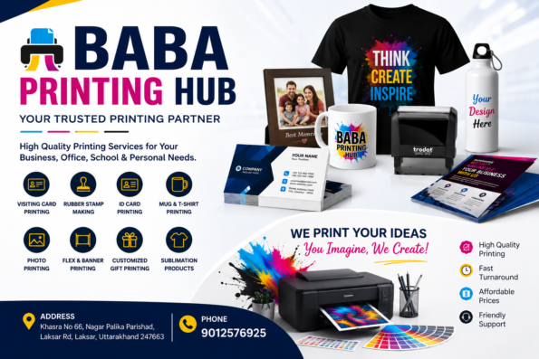 Baba Printing Hub – Your Trusted Printing Partner