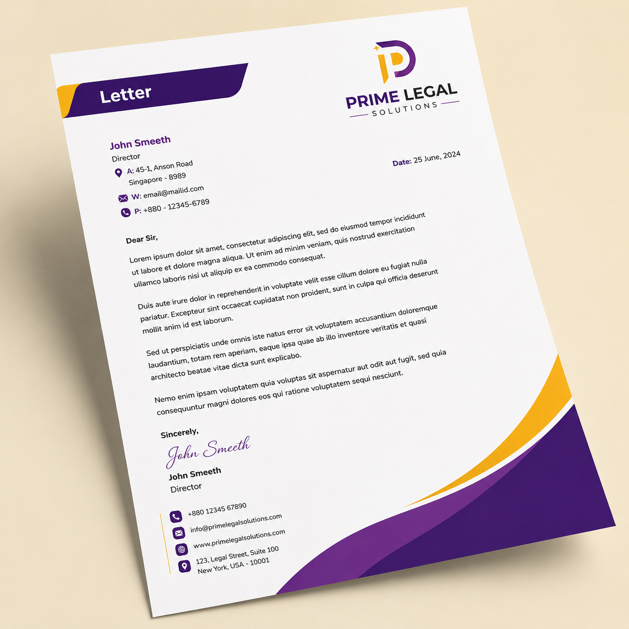 Eco-friendly Letterheads