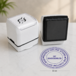 Pre Ink Stamp Medium Round