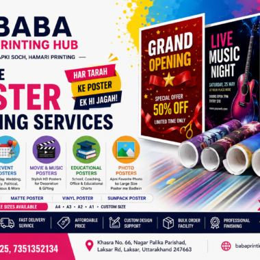 Baba Printing Hub – Your Trusted Printing Partner