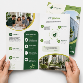 Half Fold Brochure