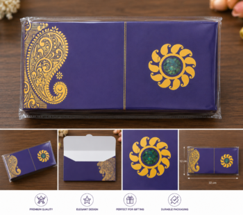 Pack of 100 Designer Shagun Envelopes | Premium Paper Envelope for Wedding & Occasions