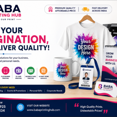 Poster Printing Services by Baba Printing Hub